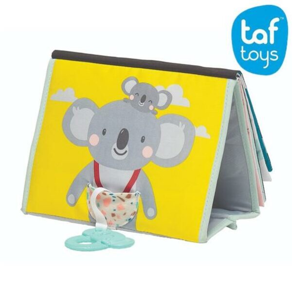 以色列TAF TOYS 布圖書連牙膠-樹熊