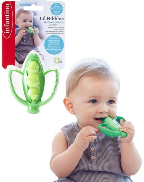 美國 infantino 青豆造型牙膠