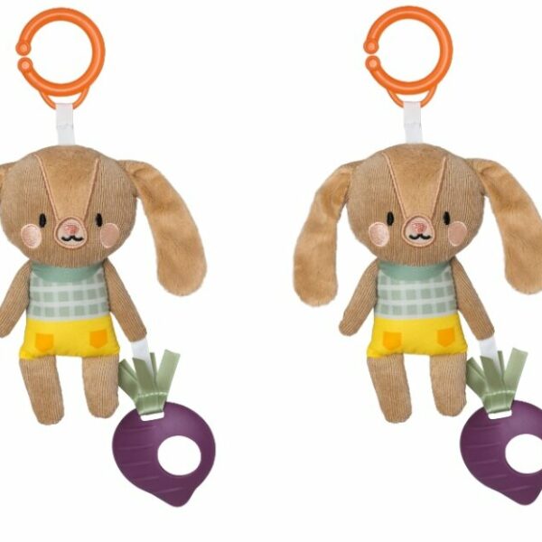 以色列 TAF TOYS 都巿花園啡兔玩偶吊飾  X 2件