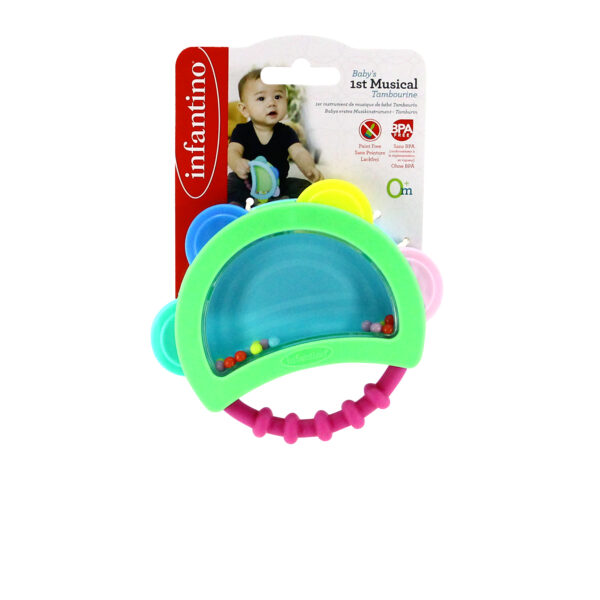 Infantino 牙膠玩具音樂搖鼓