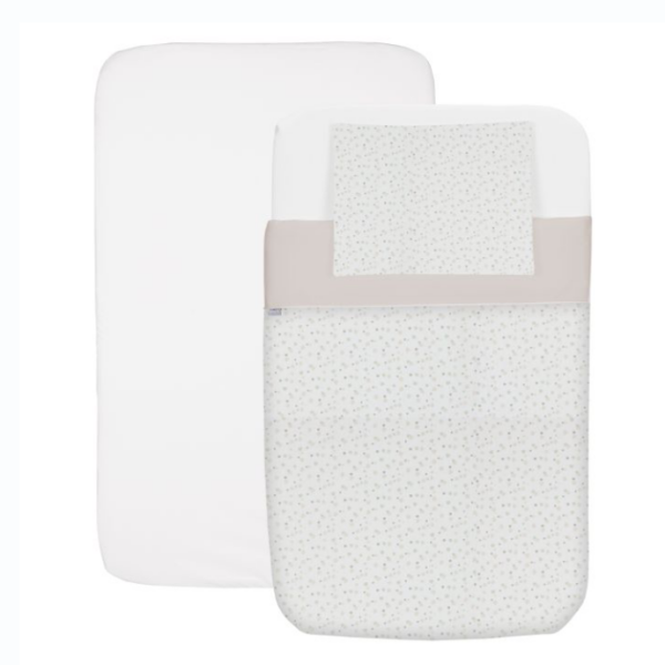 Chicco  床上用品4件裝, 淺灰色
