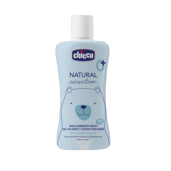 Chicco  Natural Sensation 洗髮沐浴露200ml