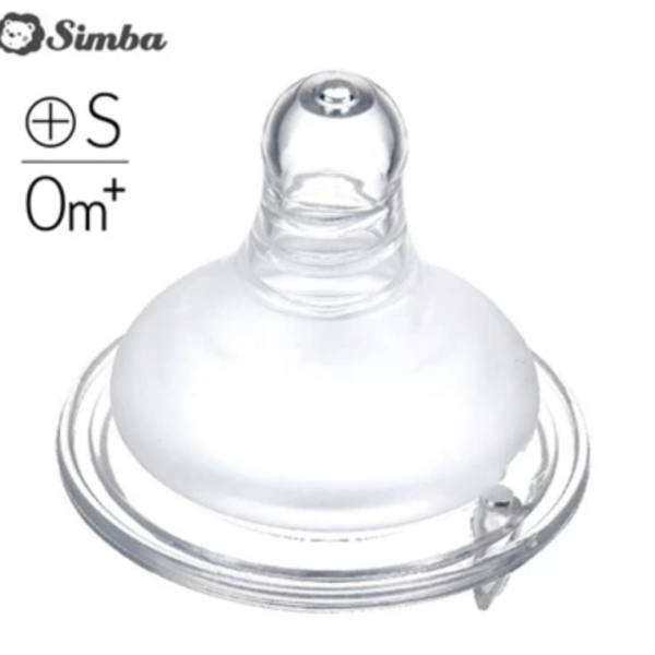 台灣小獅王 Simba 母乳記憶超柔防脹氣寬口十字奶嘴-S碼 0m+