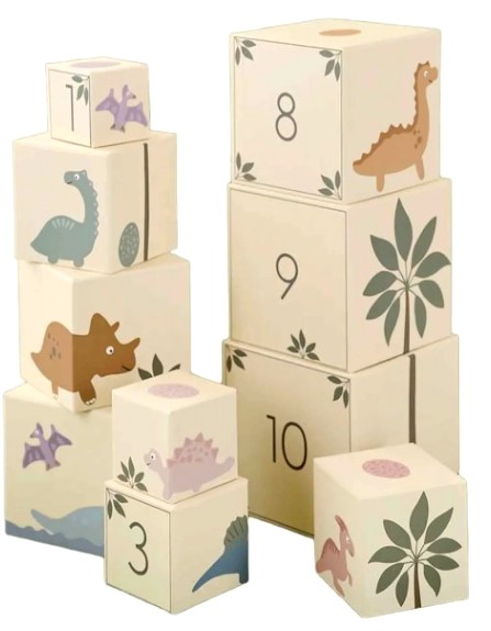 JaBaDaBaDo 動物積木1-10 - 幼兒教育互動玩具