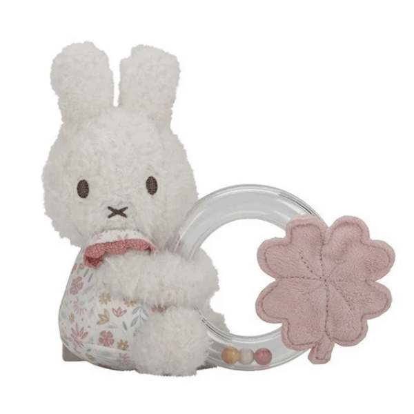 Tiamo 嬰兒布質易握搖鈴/ Miffy 幸運粉紅