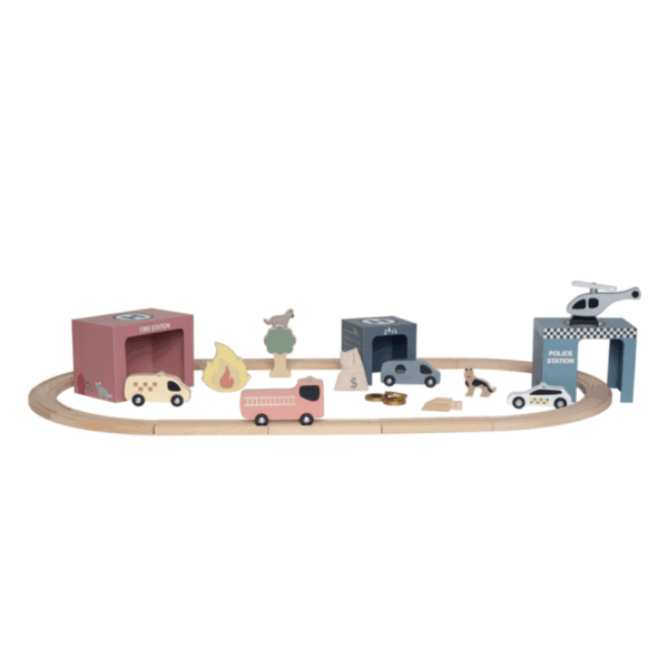 Jabadabado Train Set - Rescue Vehicles