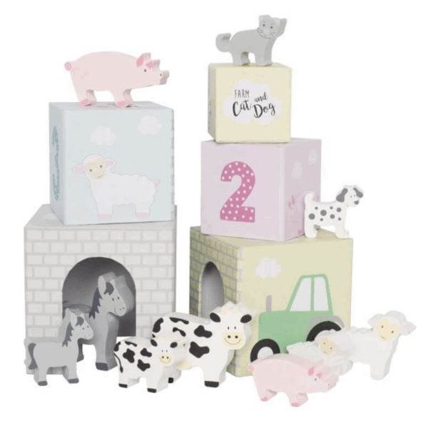 Jabadabado Stacking Cubes - Animal