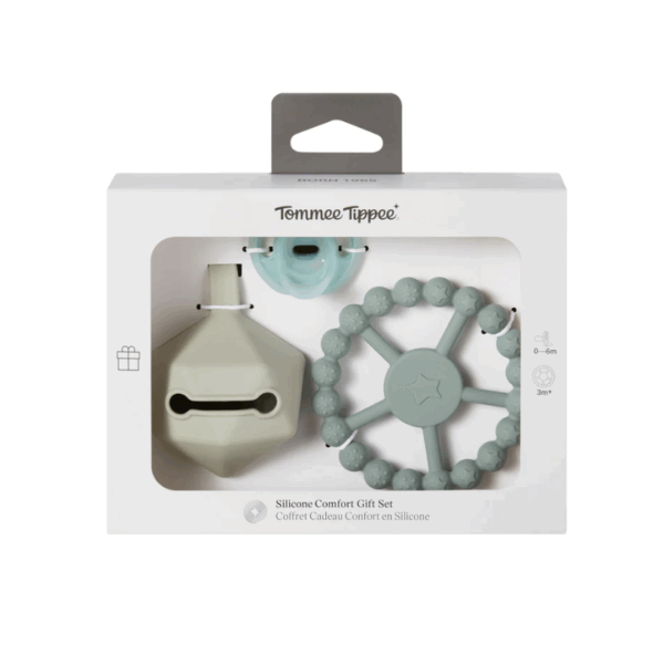 Tommee Tippee 初生嬰兒安撫套裝,  簡約綠, 0-6m+