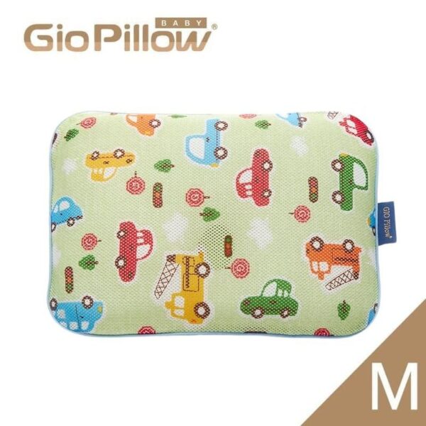 Gio Pillow 超透氣護頭型 嬰兒枕頭-M碼 (汽車)