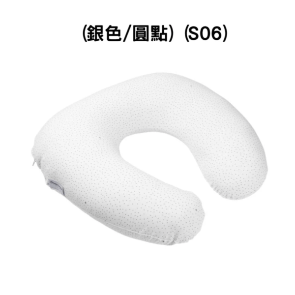 DOOMOO SOFTY 有機棉多功能細抱枕 (銀色/圓點）