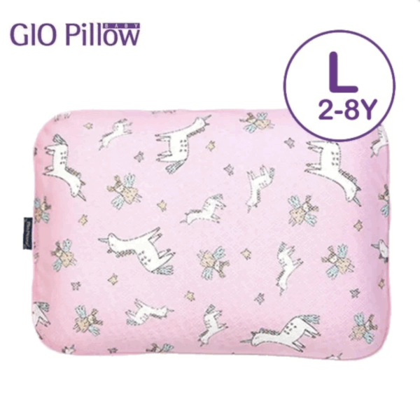 Gio Pillow 超透氣護頭型 嬰兒枕頭-L碼 (獨角獸)