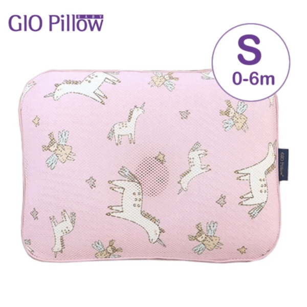 Gio Pillow 超透氣護頭型 嬰兒枕頭-S碼 (獨角獸)