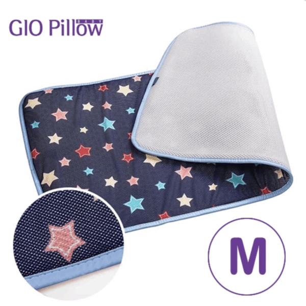 Gio 二合一有機棉超透氣排汗床墊-M碼 60x120cm ( 夜晚星星)