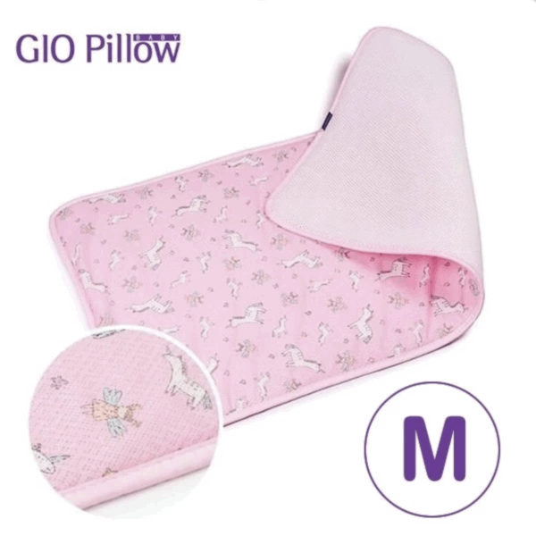 Gio 二合一有機棉超透氣排汗床墊-M碼 60x120cm (獨角獸)