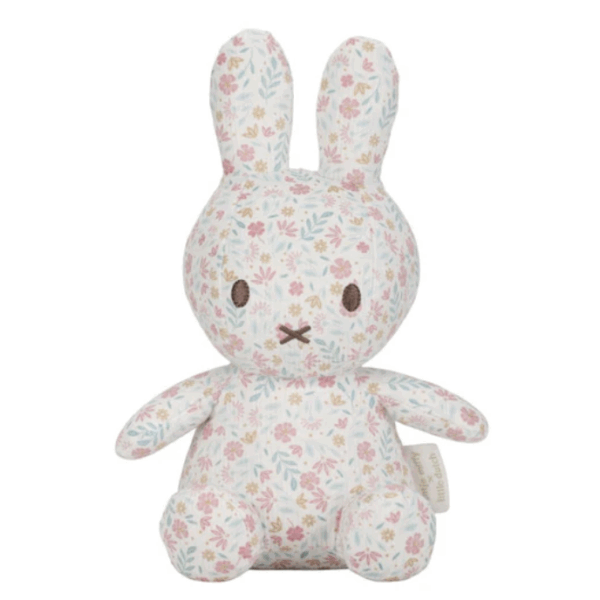 Miffy Little Dutch 兔子米菲滿版印花坐姿毛绒玩具 - 20CM 幸運粉紅