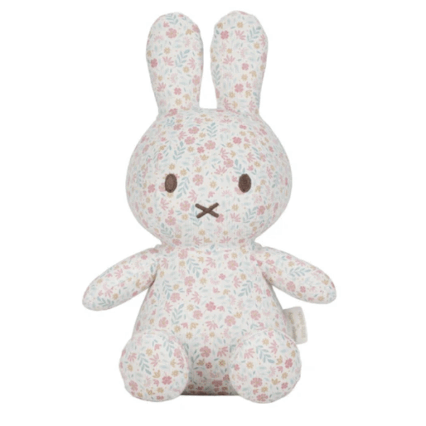 Miffy Little Dutch 兔子米菲滿版印花坐姿毛绒玩具 - 30CM 幸運粉紅