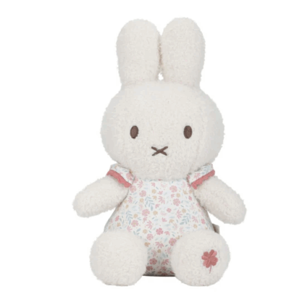 Miffy Little dutch 兔子米菲印花坐姿毛绒玩具連內置小鈴鐺 - 30CM 幸運粉紅