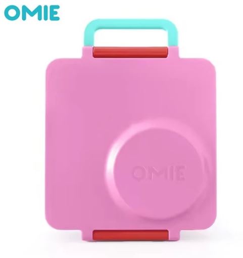 Omiebox 保冷保熱三層防漏餐盒 V2-粉紅色
