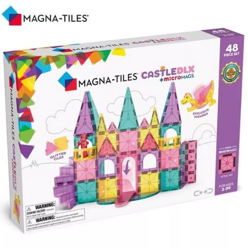 Magna-Tiles 磁力積木-魔幻城堡 DLX 48片