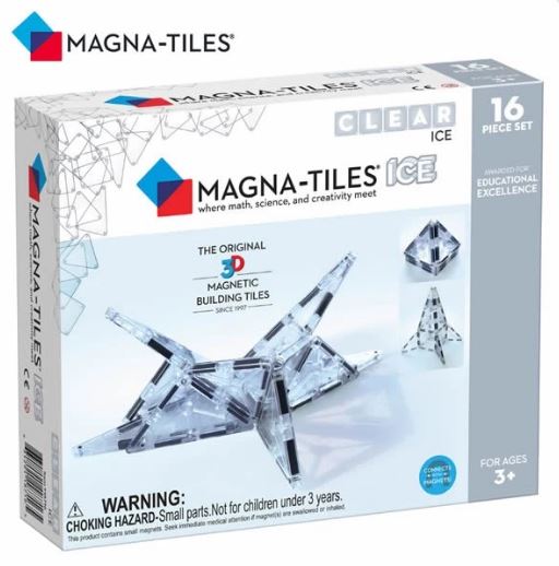Magna-Tiles 磁力積木-Ice 冰磚 16片