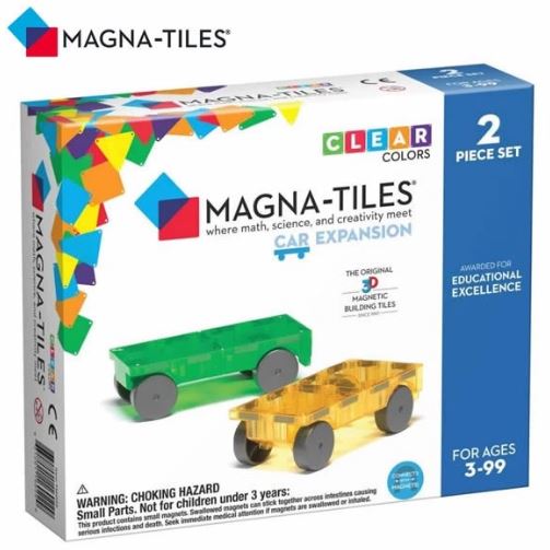 Magna-Tiles 磁力積木-汽車擴建組 2件