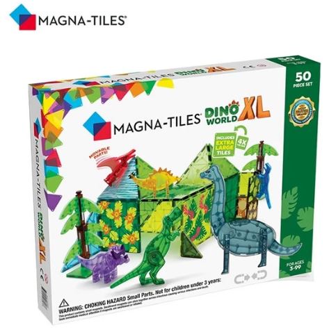 Magna-Tiles 磁力積木-恐龍世界XL 50片