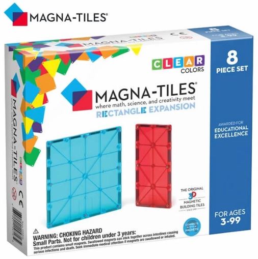 Magna-Tiles 磁力積木-矩形 8片