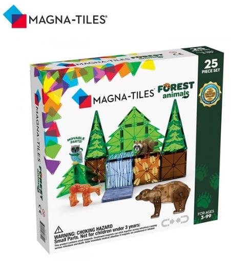 Magna-Tiles 磁力積木-森林動物 25片