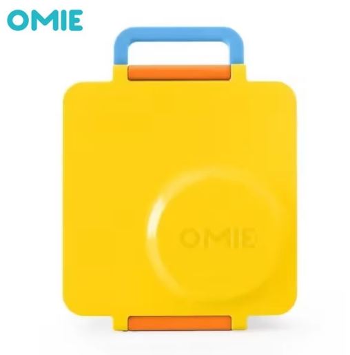 Omiebox 保冷保熱三層防漏餐盒 V2-黃色