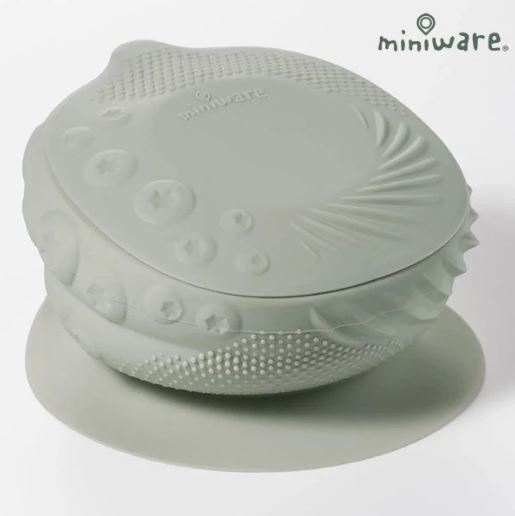 美國Miniware 五感寶貝鉑金矽膠碗 (挪威森林)