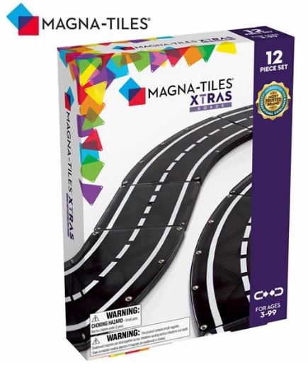 Magna-Tiles 磁力積木-XTRAS 道路 12片