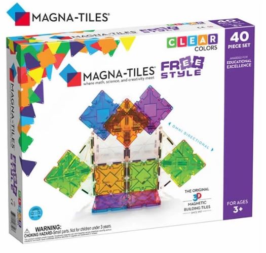 Magna-Tiles 磁力積木-Freestyle 40片