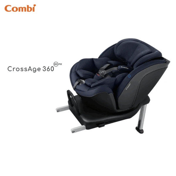 Combi CrossAge 360 SL ISOFIX 成長型汽車安全座椅 (R129 I-size) (初生至10歲)-藍色