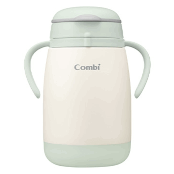 Combi - 6m+ Lakumug Stainless Straw Large 370ml（綠色）