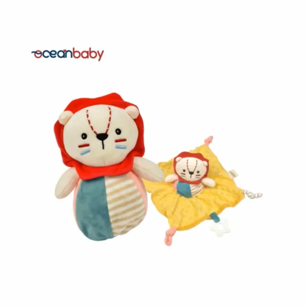 Ocean Baby 啟蒙抓握安撫巾娃娃 (不含螢光劑) - 絢彩童獅