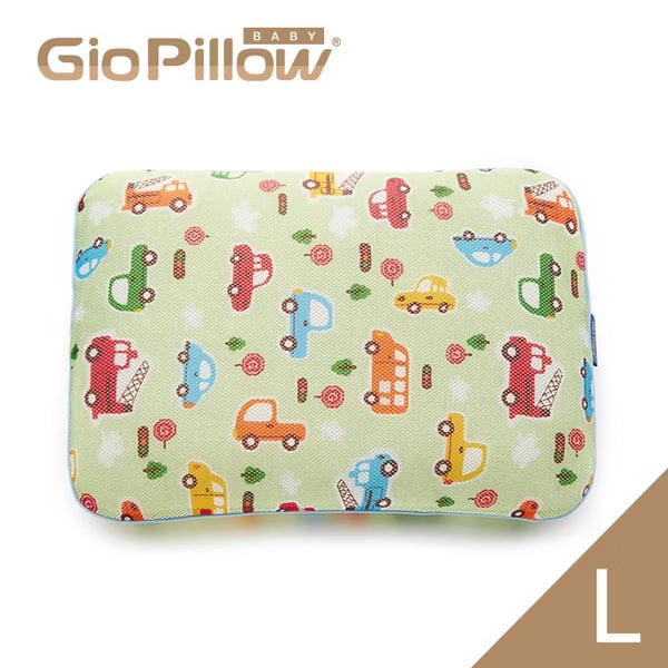 Gio Pillow 超透氣護頭型 嬰兒枕頭-L碼 (汽車)