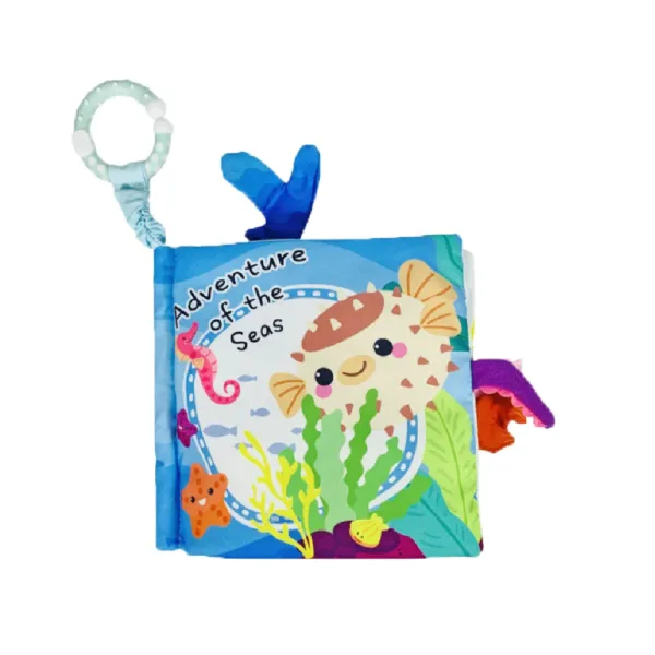 Ocean Baby互動感知布書-自由大海