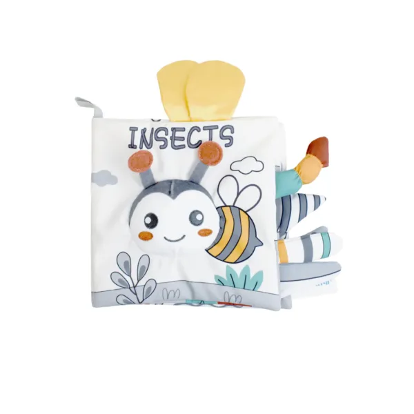 OceanBaby英文單字立體布書-觸覺蜜蜂