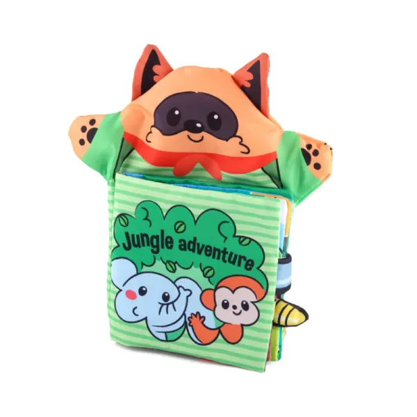 OceanBaby動物手偶布書-浣熊雨林探險