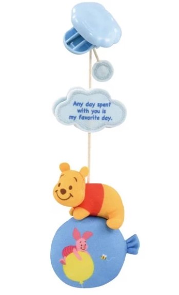 Disney Dear Little Hands BB車掛式玩具-維尼熊