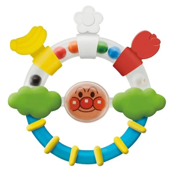 Anpanman 麵包超人 寶寶的第一個牙膠搖鈴