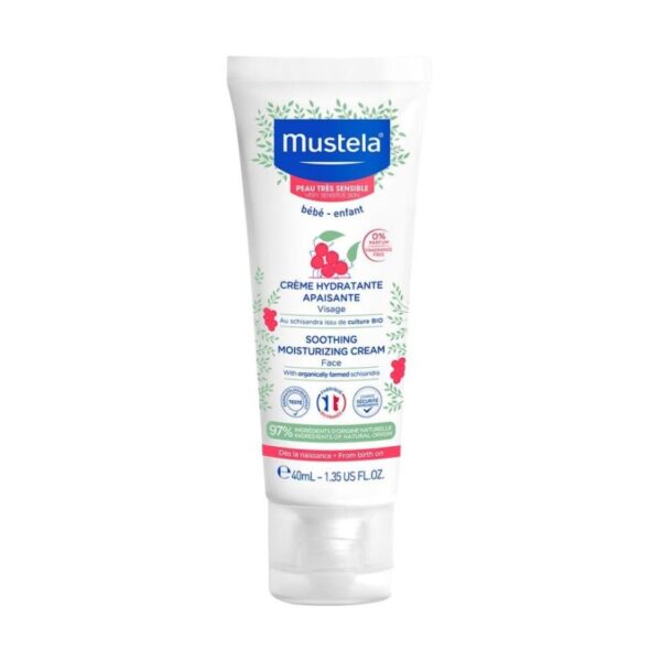 Mustela 超低敏‧無香料水份潤面霜 40ml