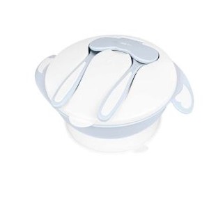 Kikka Boo 藍-4合1餵食碗 藍