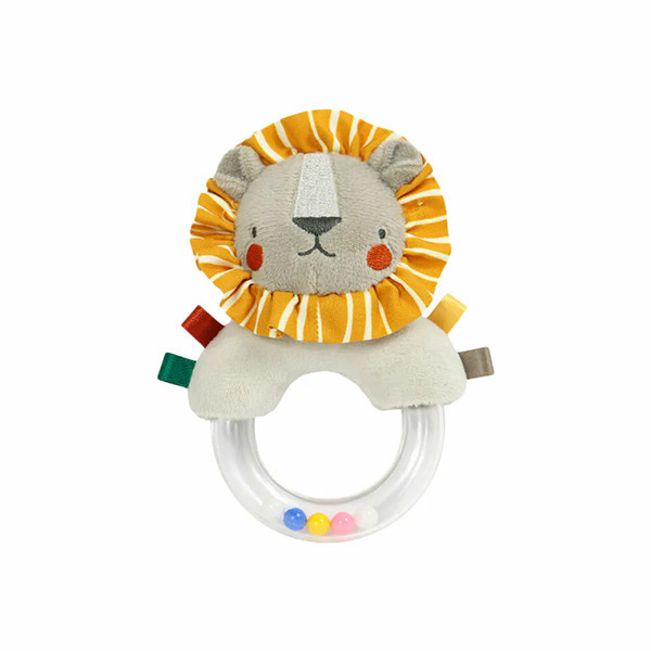 Ocean Baby聲響豆豆動物手搖鈴-觸覺小獅