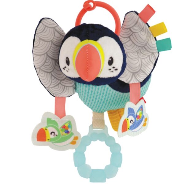 Infantino 搖鈴及牙膠布偶 - 海鸚