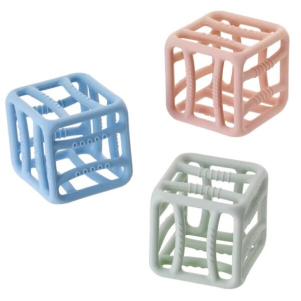 Infantino 簡約矽膠方塊 (1套3件)