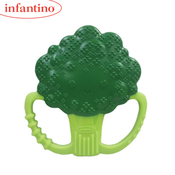 Infantino 西蘭花 造型矽膠牙膠