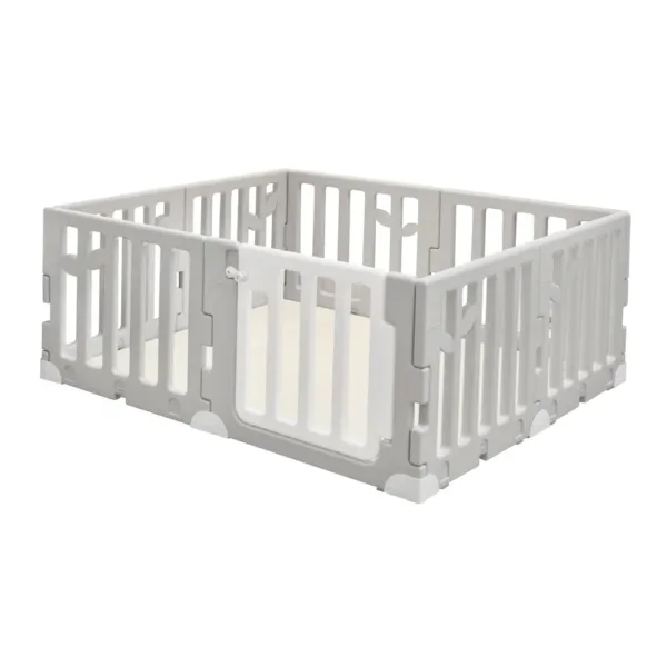 Caraz 7+1 Leaf 寶寶屋地墊套裝(附有面板固定扣) - 時髦灰