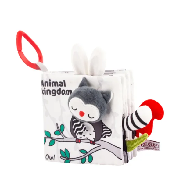 OceanBaby黑白布書-熱帶動物王國