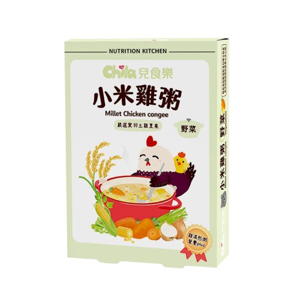 Chila 兒食樂 小米雞粥 野菜 150g (2包入)